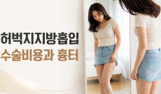 허벅지지방흡입 수술비용, 무릎 절개까지 꼭 확인하세요
