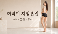허벅지 지방흡입 가격, 통증과 흉터는 어느 정도일까요?