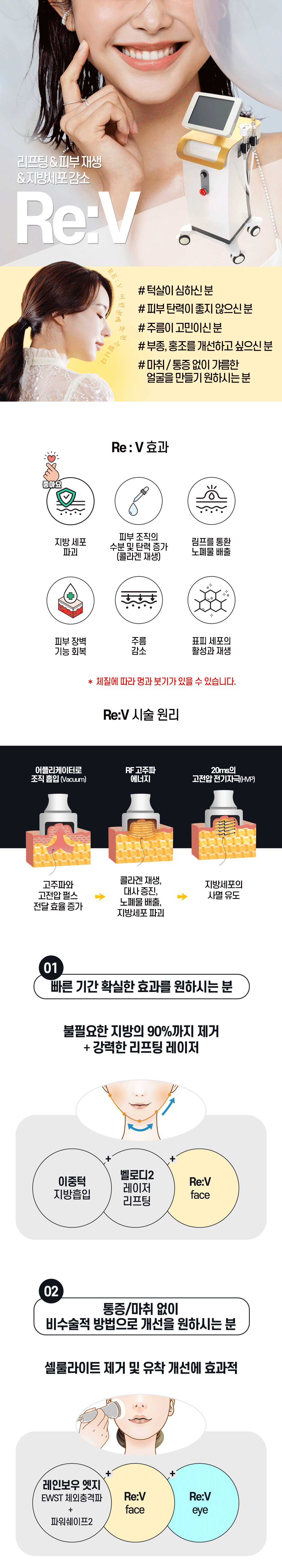 지방흡입 후 늘어진 피부는 이제 그만, 강력한 탄력회복 벨로디2 레이저 리프팅